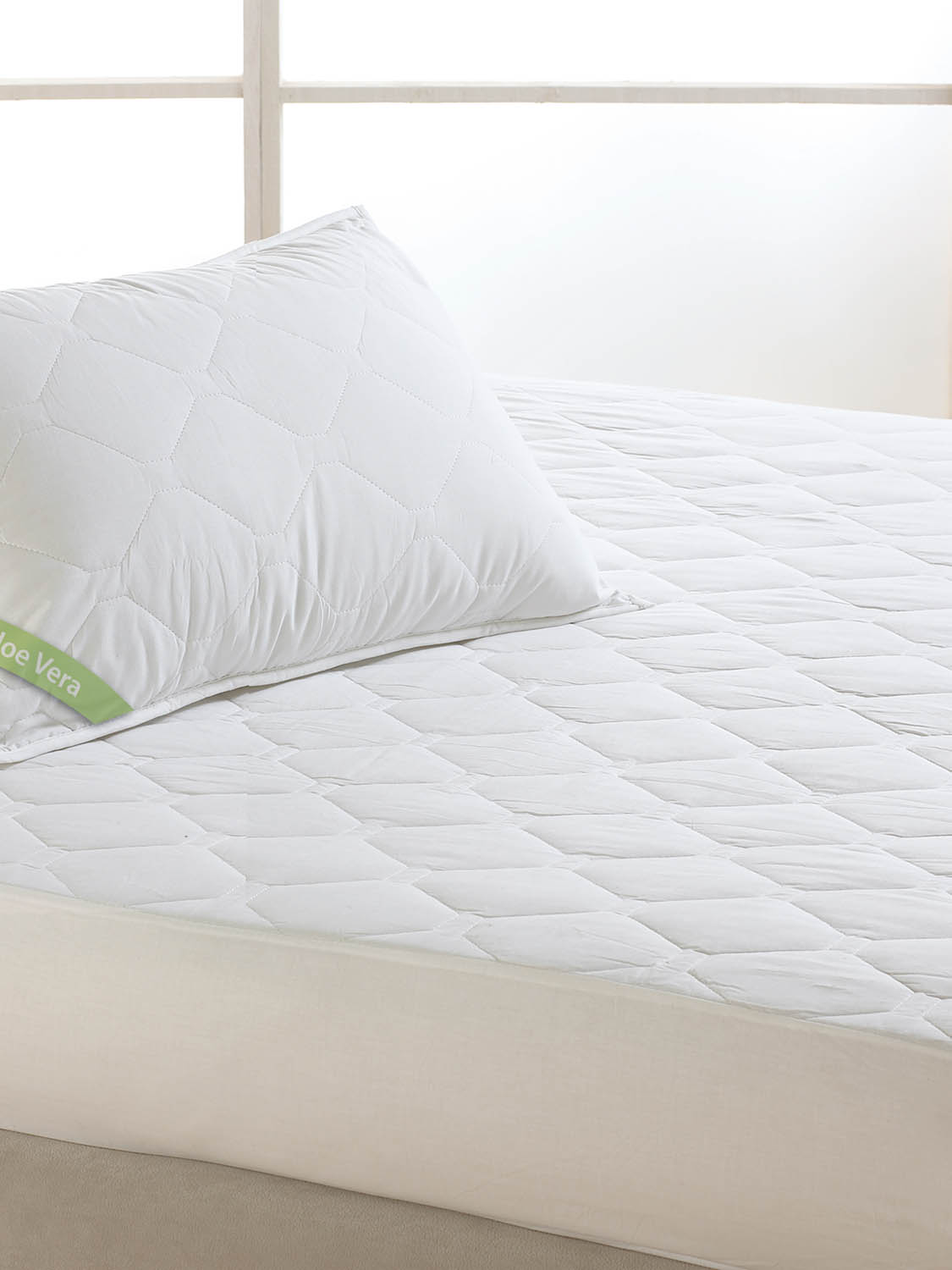 Καλυμμα Στρωματος Ημιδιπλο 100X200+30 White Comfort DORMIBENE ALOE VERA  ΗΜΙΔΙΠΛΟ