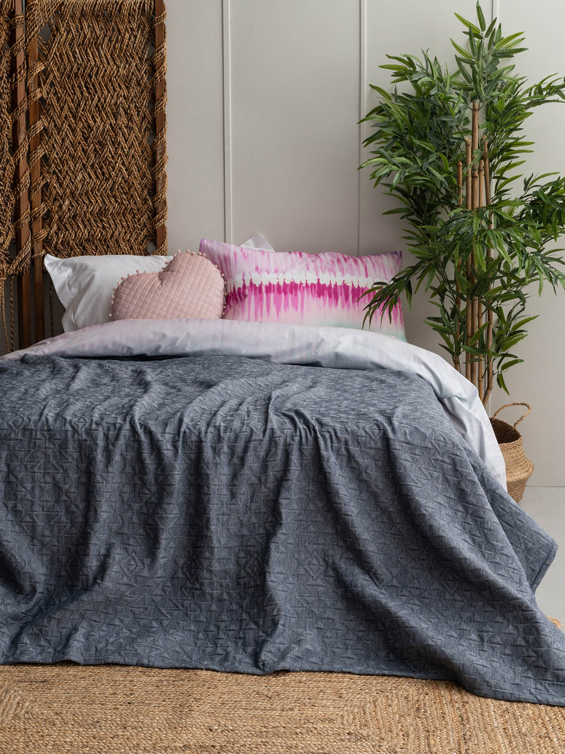 Κουβερλί Υπέρδιπλο 230x260 INEZ DENIM